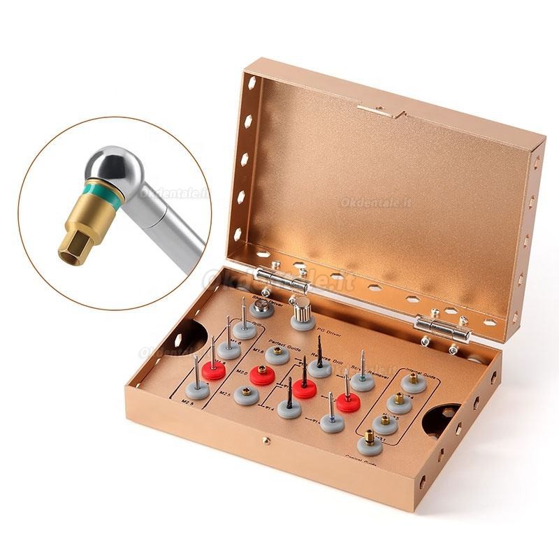 Kit per la rimozione di impianti dentali, Estrattore viti rotte per impianti